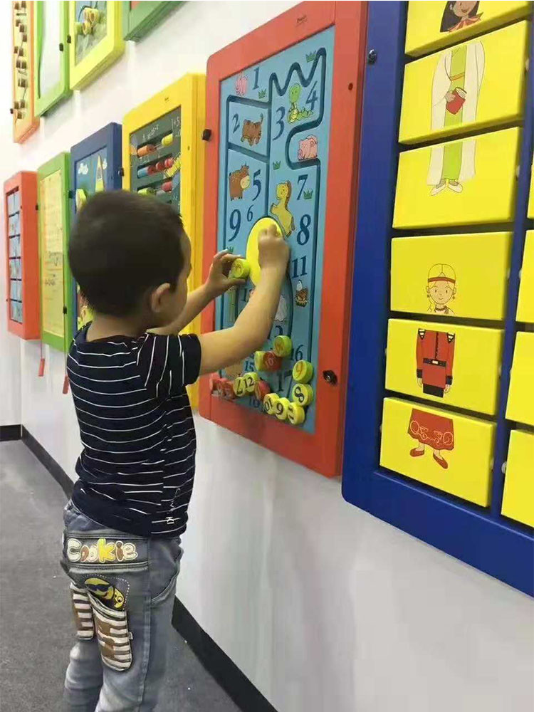 墙面玩具幼儿园益智早教科普游戏板走廊区角游戏区图片