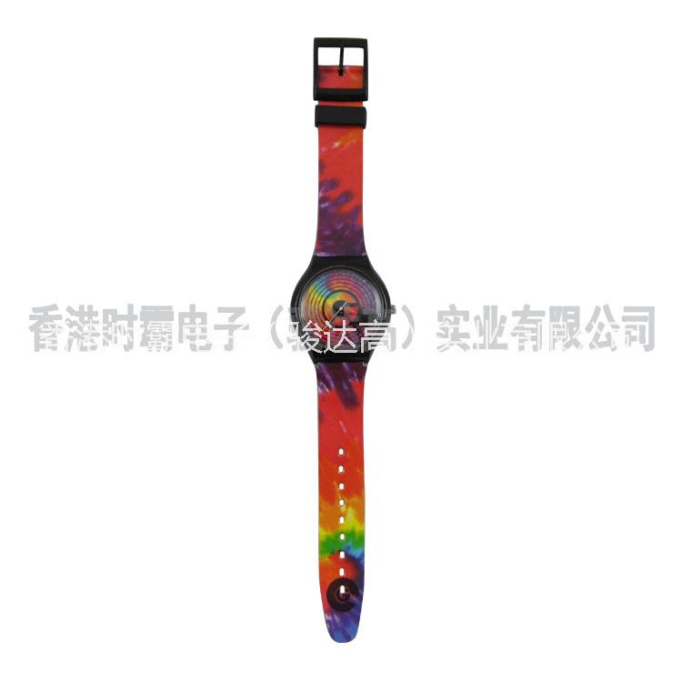 手表厂家专业定制新款大表盘塑胶石英礼品手表