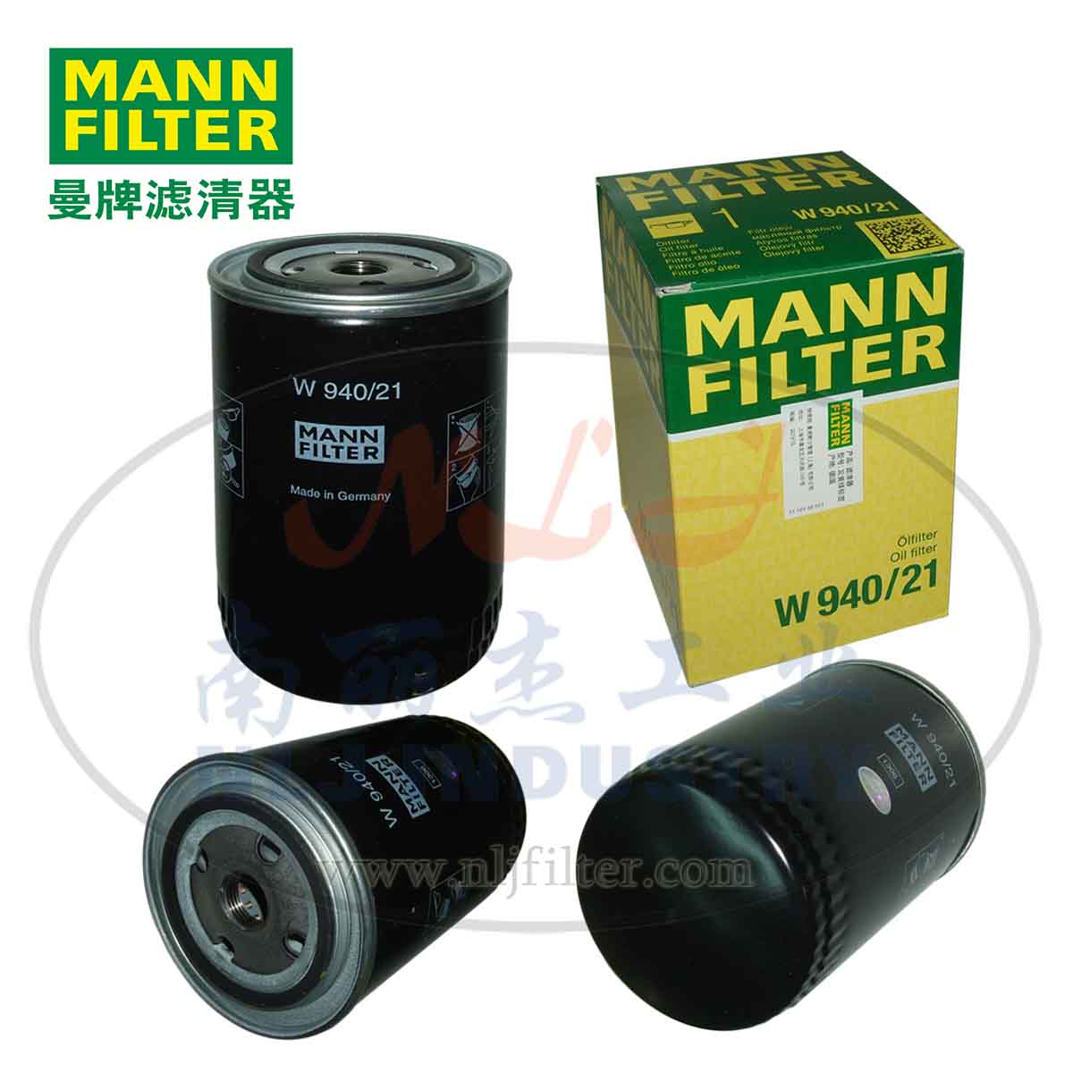 MANN-FILTER(曼牌滤清器油滤W940/21