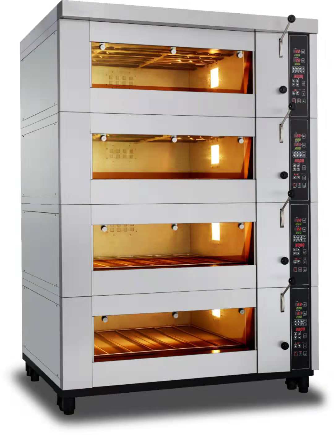 EOB电热式烧烤炉 全智能四层八盘电热式烤炉 面包房烘焙设备