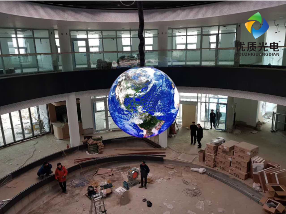 360°球形体LED显示屏 地标性建筑物，代表性图片