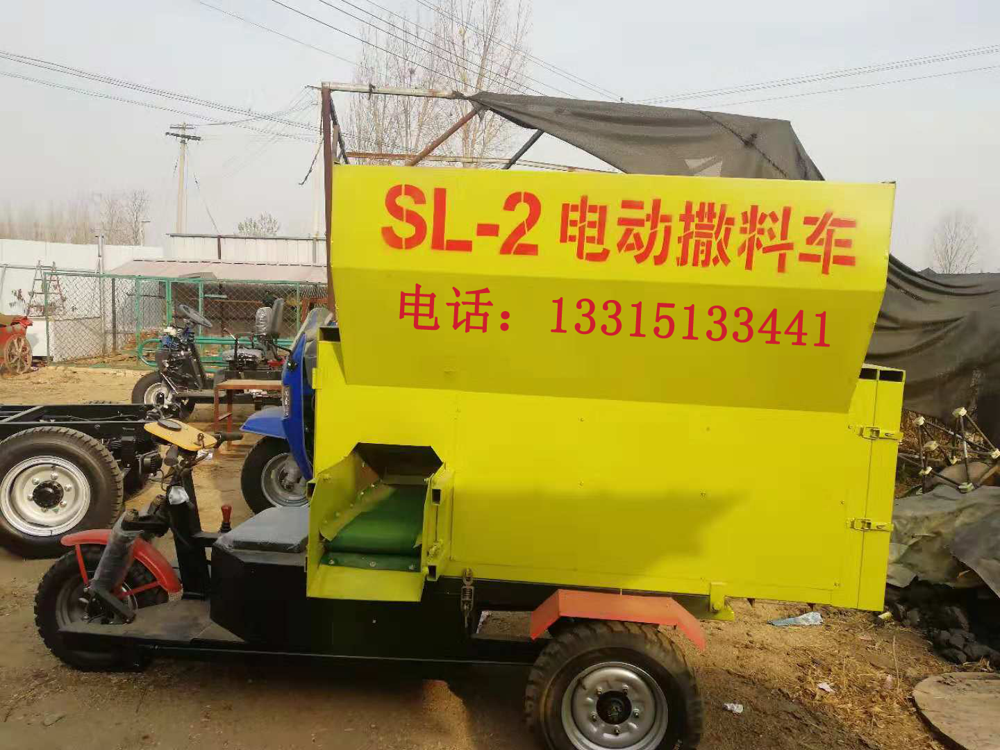 金农机械厂家直销小型撒料车-青贮撒料车