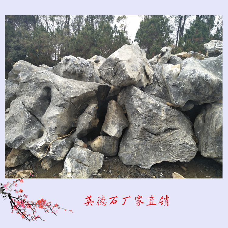 广东英德石厂家 做假山用的天然石材 英德石批发