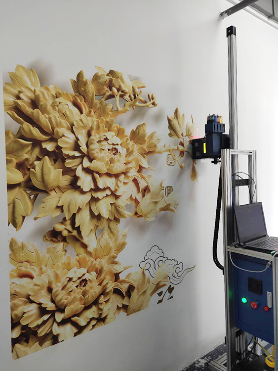 全自动智能喷绘机自动义墙绘机器电视机背景墙3D打印机