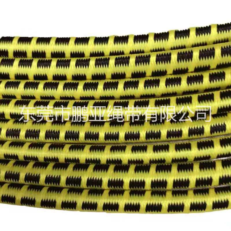东莞市松紧绳厂家生产2.5mm-8mm圆橡筋绳 弹力绳 涤纶绳 松紧绳