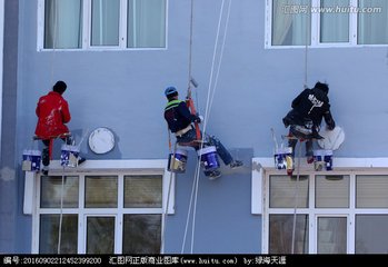 宝山区长江西路酒店外墙浮雕涂料翻新,厂房地坪油漆施工图片