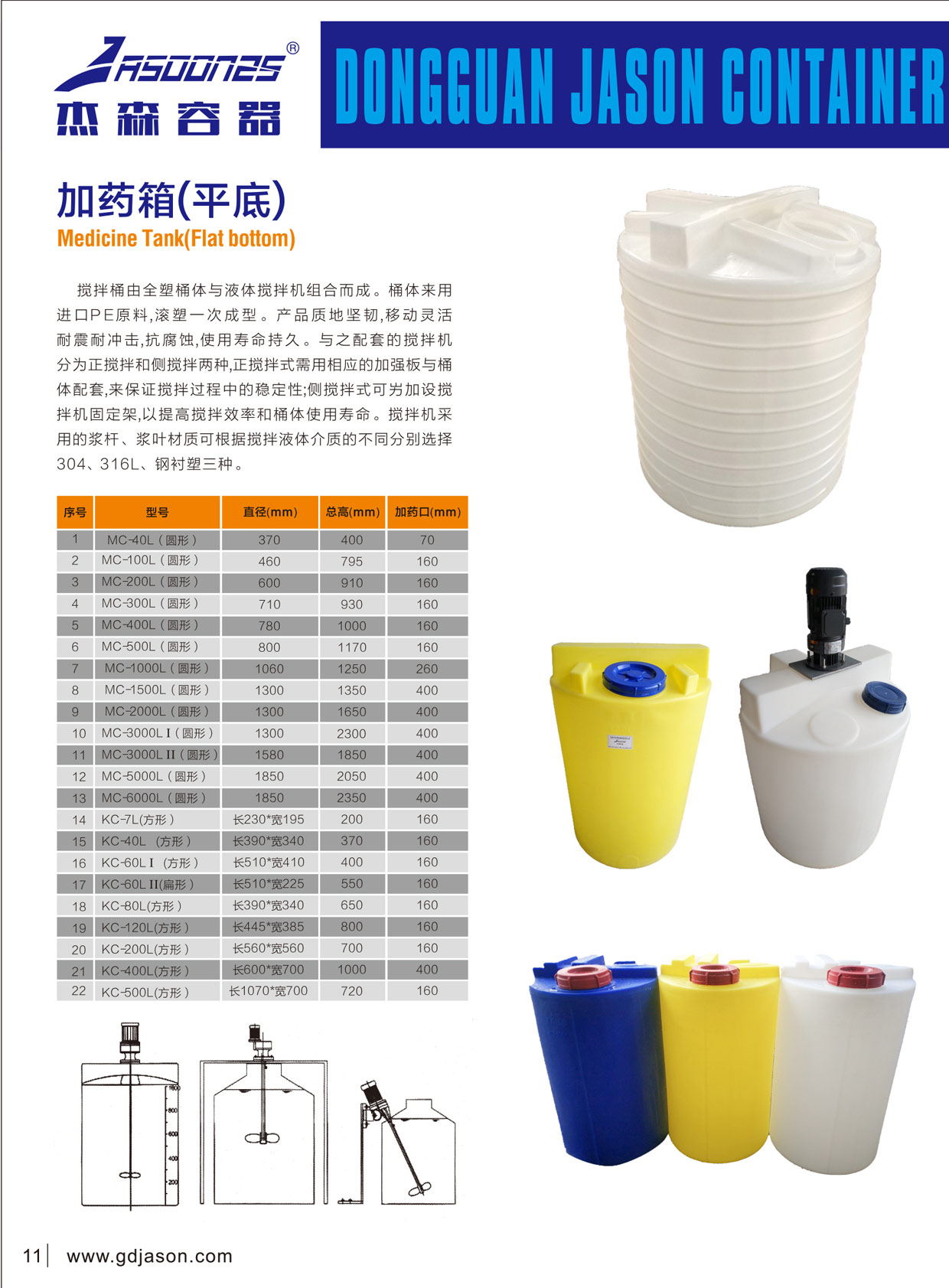 东莞市进口料耐用500L塑料搅拌桶厂家