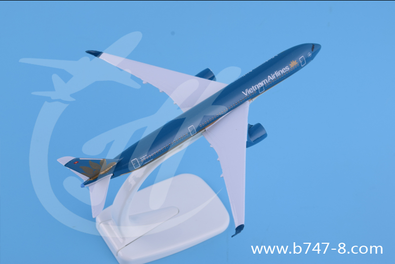 金豪金属航模16厘米新包装空客A350越南合金飞机模型