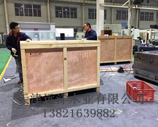 箱 木箱木托盘钢带箱包装材料天津木箱制造厂家图片