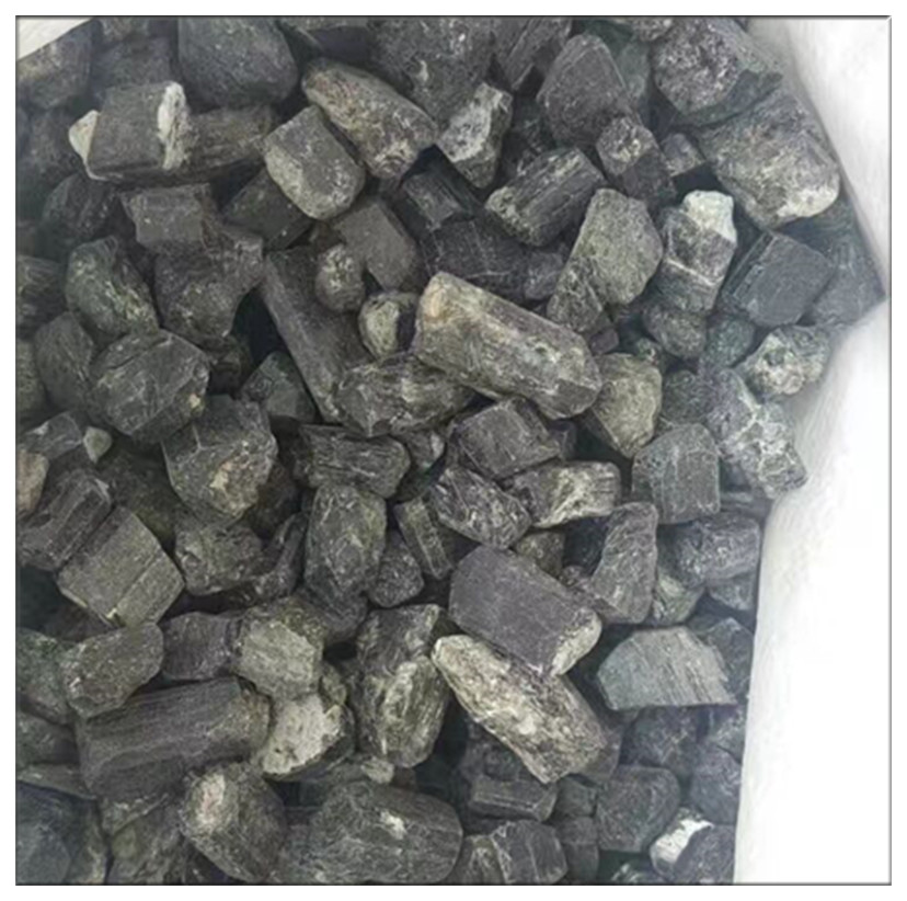 石家庄市电气石厂家供应托玛琳石 汗蒸房用 水处理用单晶体 新疆电气石颗粒   电气石