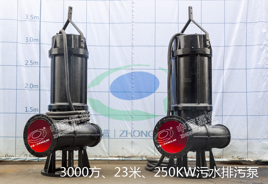 天津中蓝泵业生产铸铁潜水排污泵