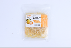 漳州市香橙柚干厂家香橙柚干200g 批发贴牌 厂家直销