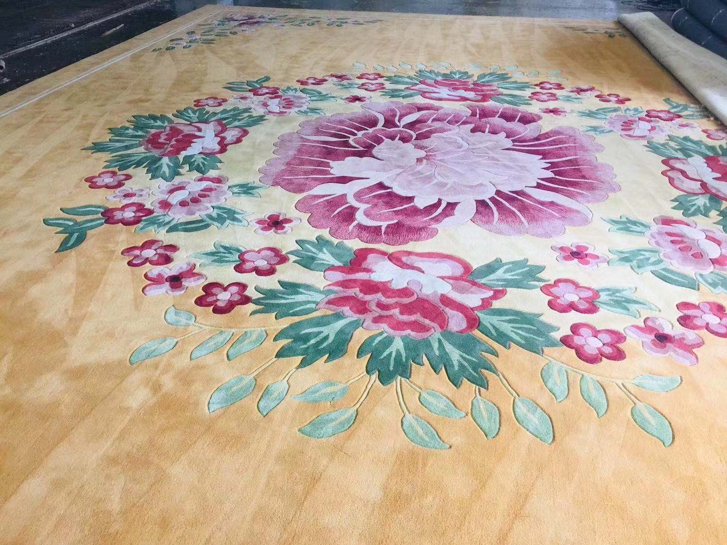 贵州彩永装饰专业生产手工地毯定批发