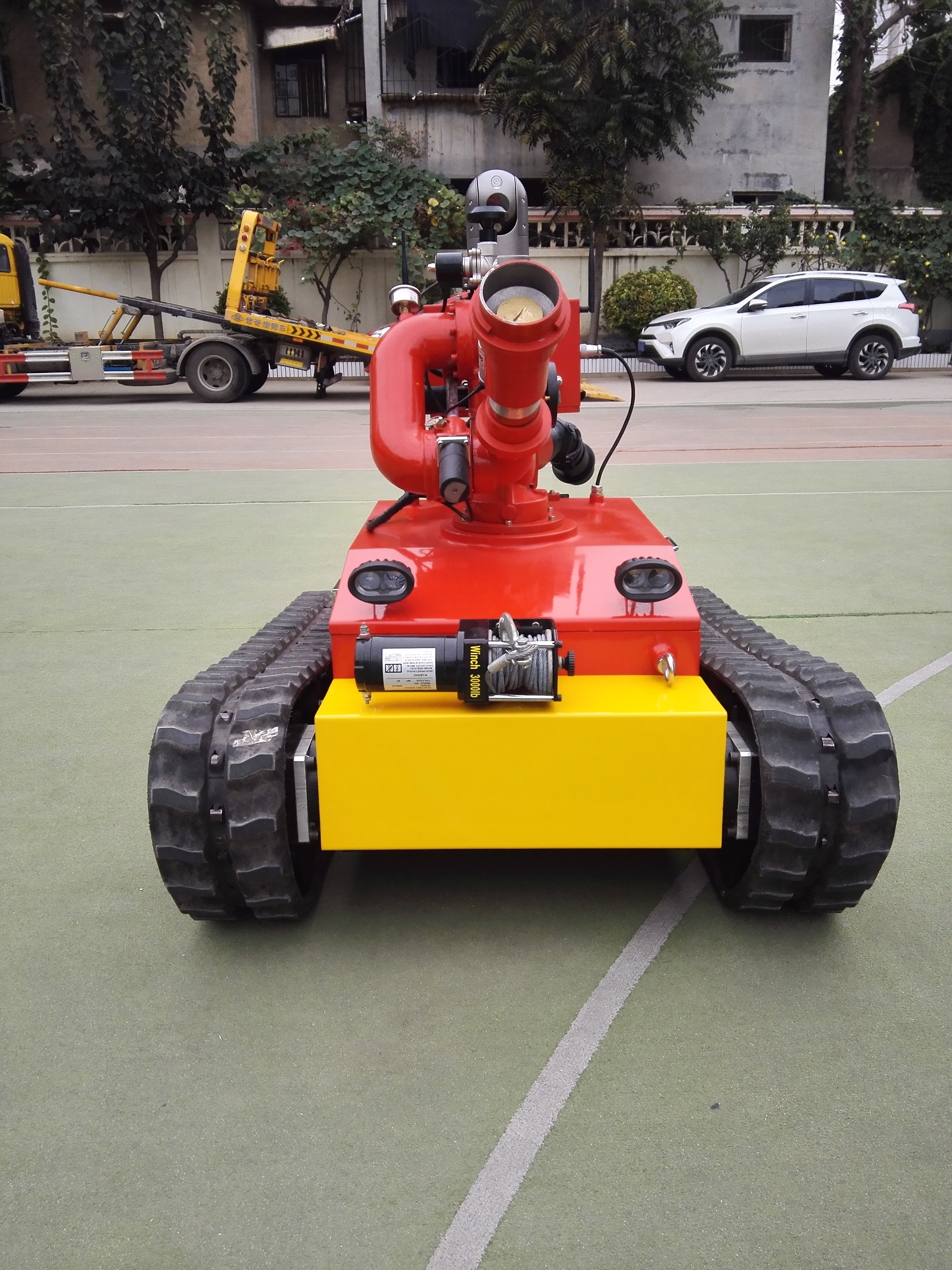消防机器人|灭火机器人|山东硅兔 消防灭火机器人 消防灭火救援机器人图片