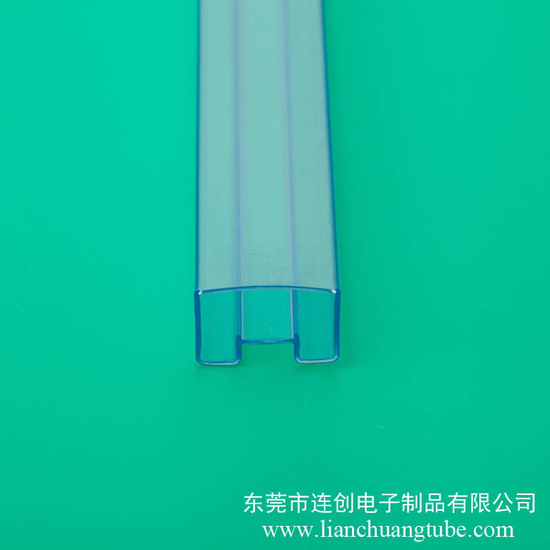 防静电透明PVC管 LED包装管批发
