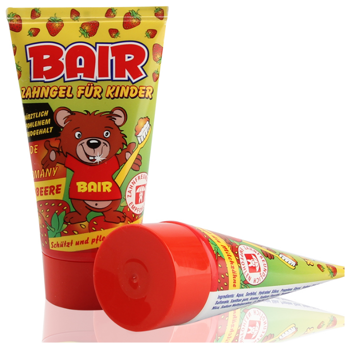BAIR拜尔德国原装进口儿童牙膏批发图片