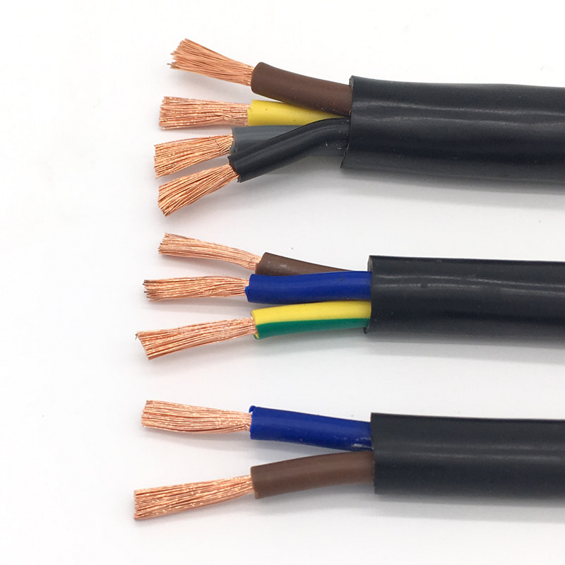 金环宇电线电缆RVV软护套线4芯电源线3+1四芯空调线1/1.5/2.5平方图片