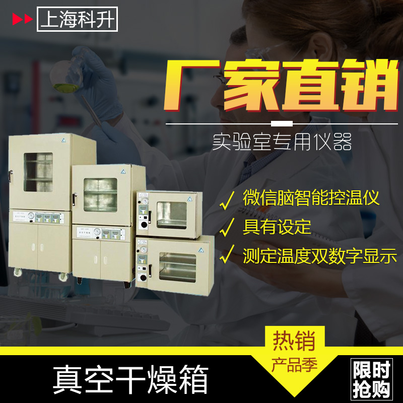 上海科升DZF-6050实验用真空干燥箱 真空烘箱