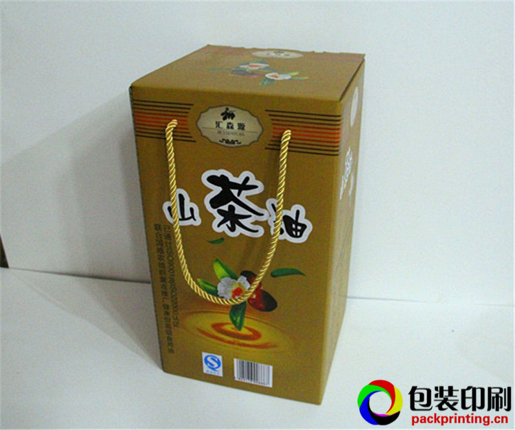 广州利辉纸盒包装厂山茶油特产礼品包装盒印刷厂家定制