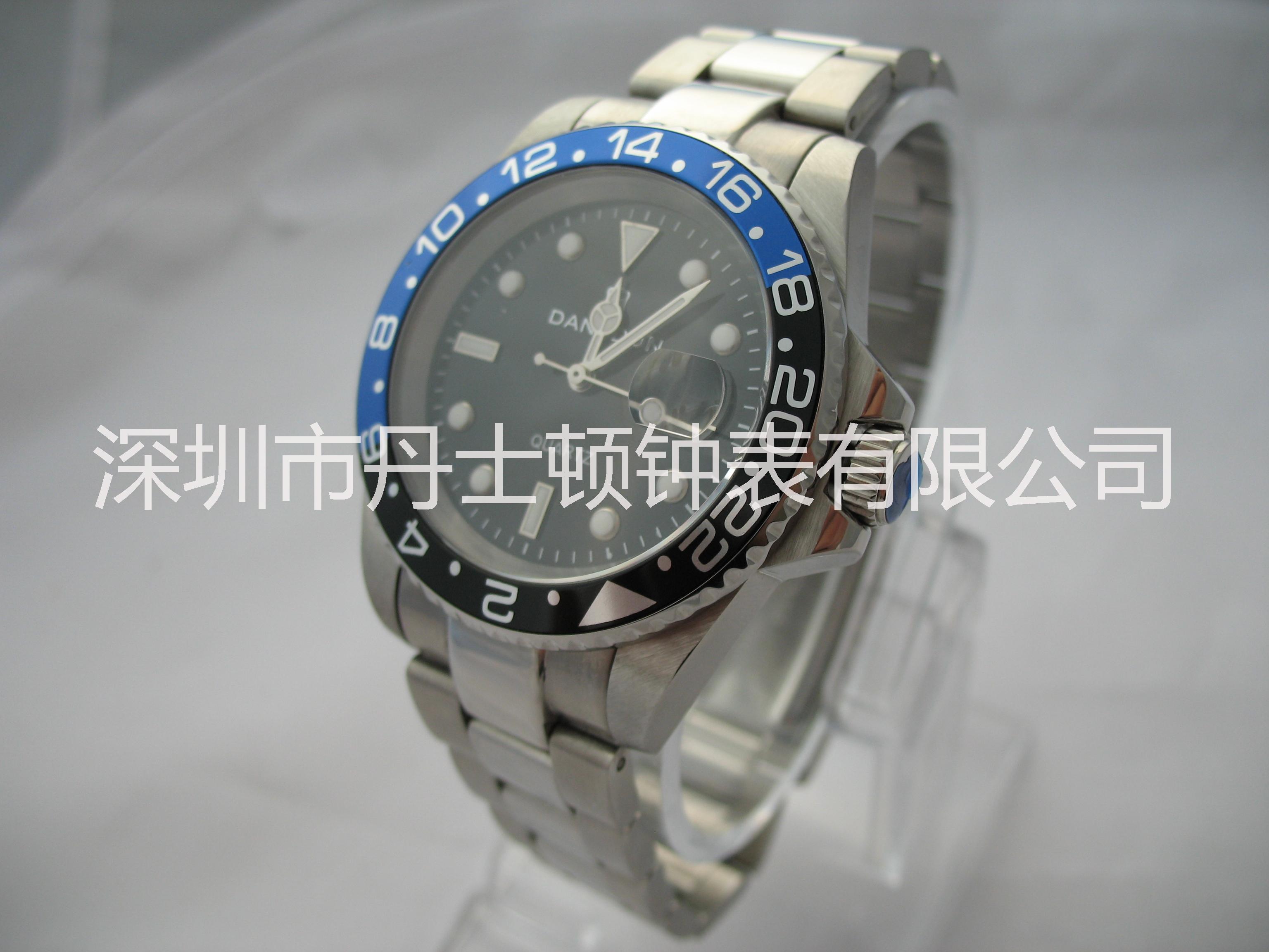 深圳丹士顿钟表厂供应不锈钢石英手表现货批发图片