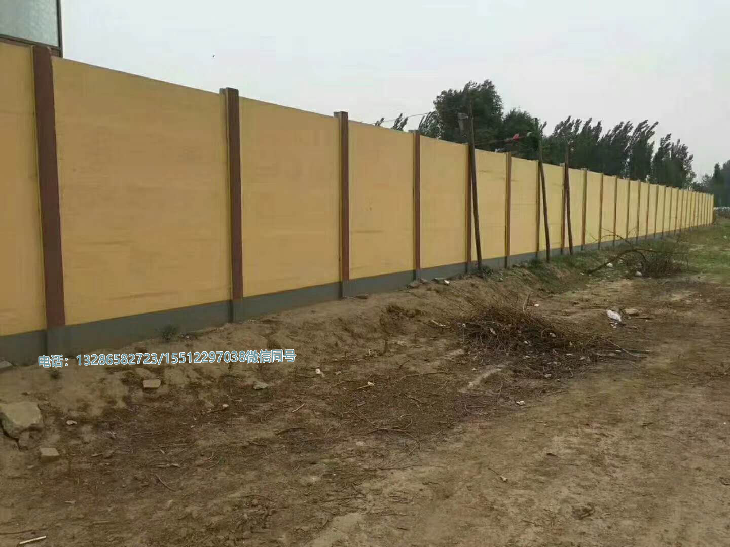 水泥围墙板,临时圈地用围墙板,养殖场围墙板,工程围墙是什么？图片