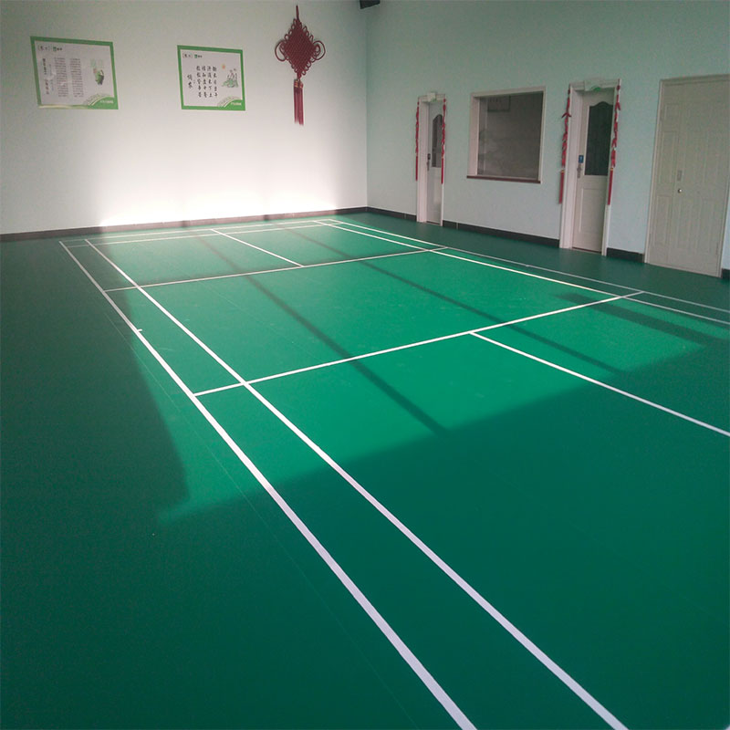 PVC地板防滑PVC羽毛球地板高档地板篮球场地垫 PVC地板