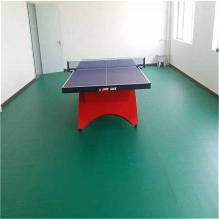 乒乓球室地板材料乒乓球室地板材料 室内乒乓球地板 pvc乒乓球地板