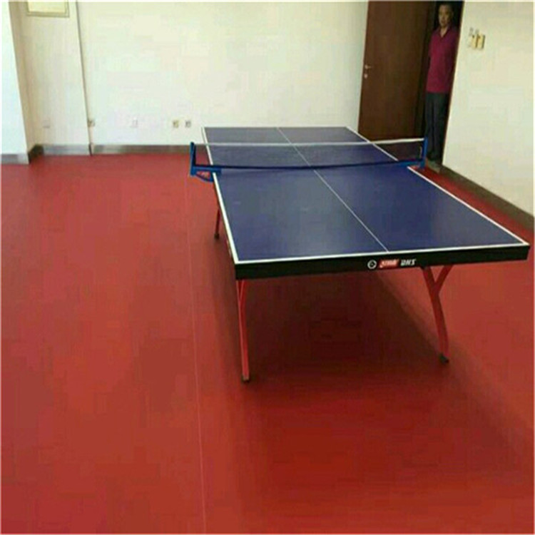 乒乓球场地地板 乒乓球专用地板 乒乓球室地板材料