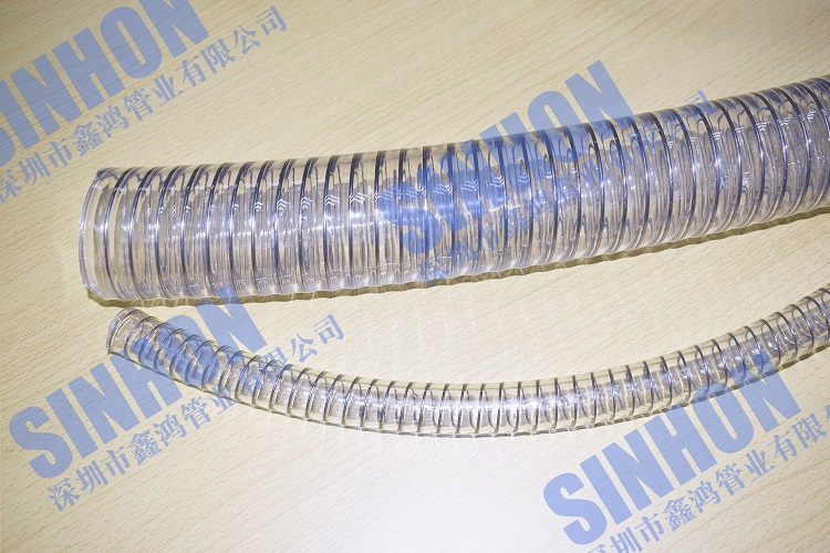 夹不锈钢丝pu输酒软管-杜绝塑化剂超标手段 钢丝PU软管图片