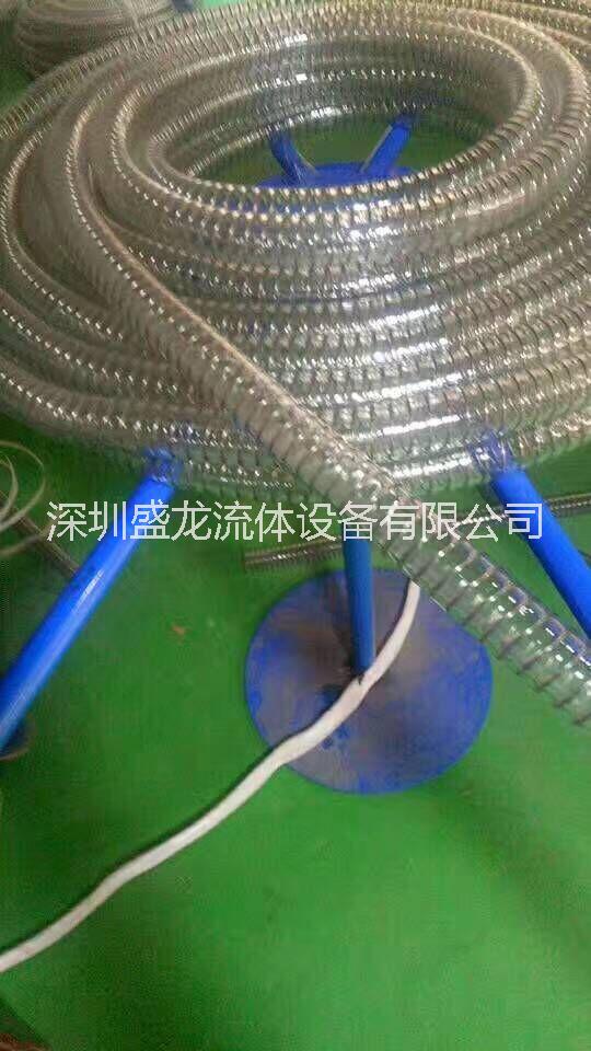 食品级PU钢丝透明管供应用于酒厂输酒管的PU食品级钢丝软管 食品级PU钢丝透明管