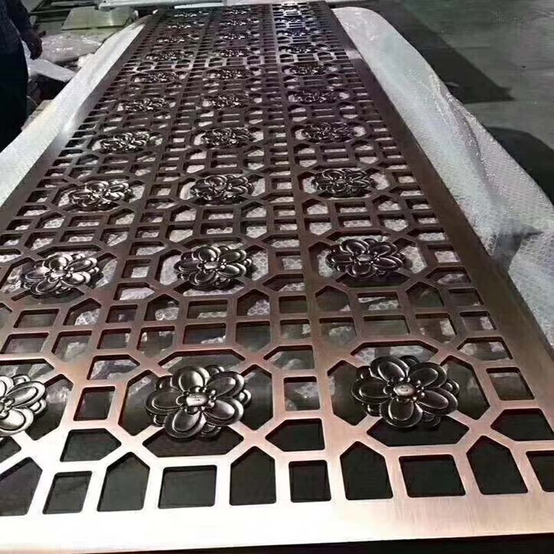 浙江1.0-3.0mm外墙创意图案镂空铝单板焊接铝窗花厂家数控艺术雕刻铝单板图片