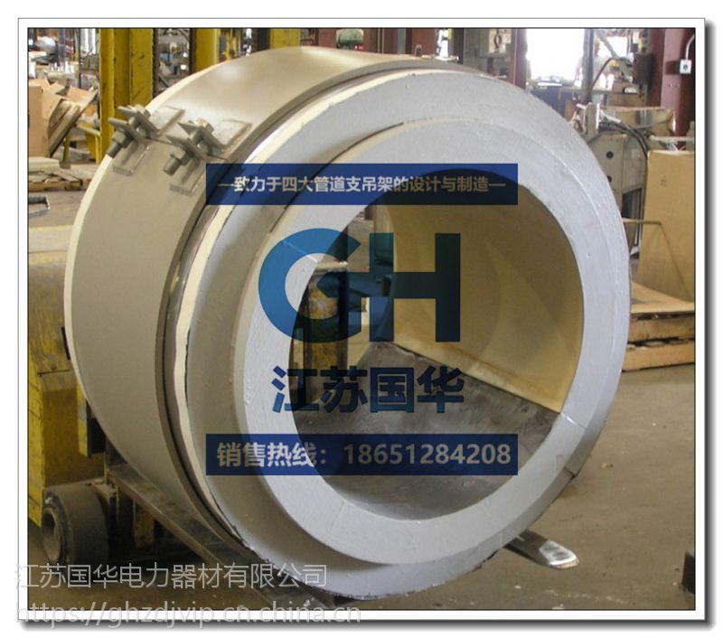 江苏国华生产L01标准长度保冷管托 高密度聚氨酯保冷管托图片