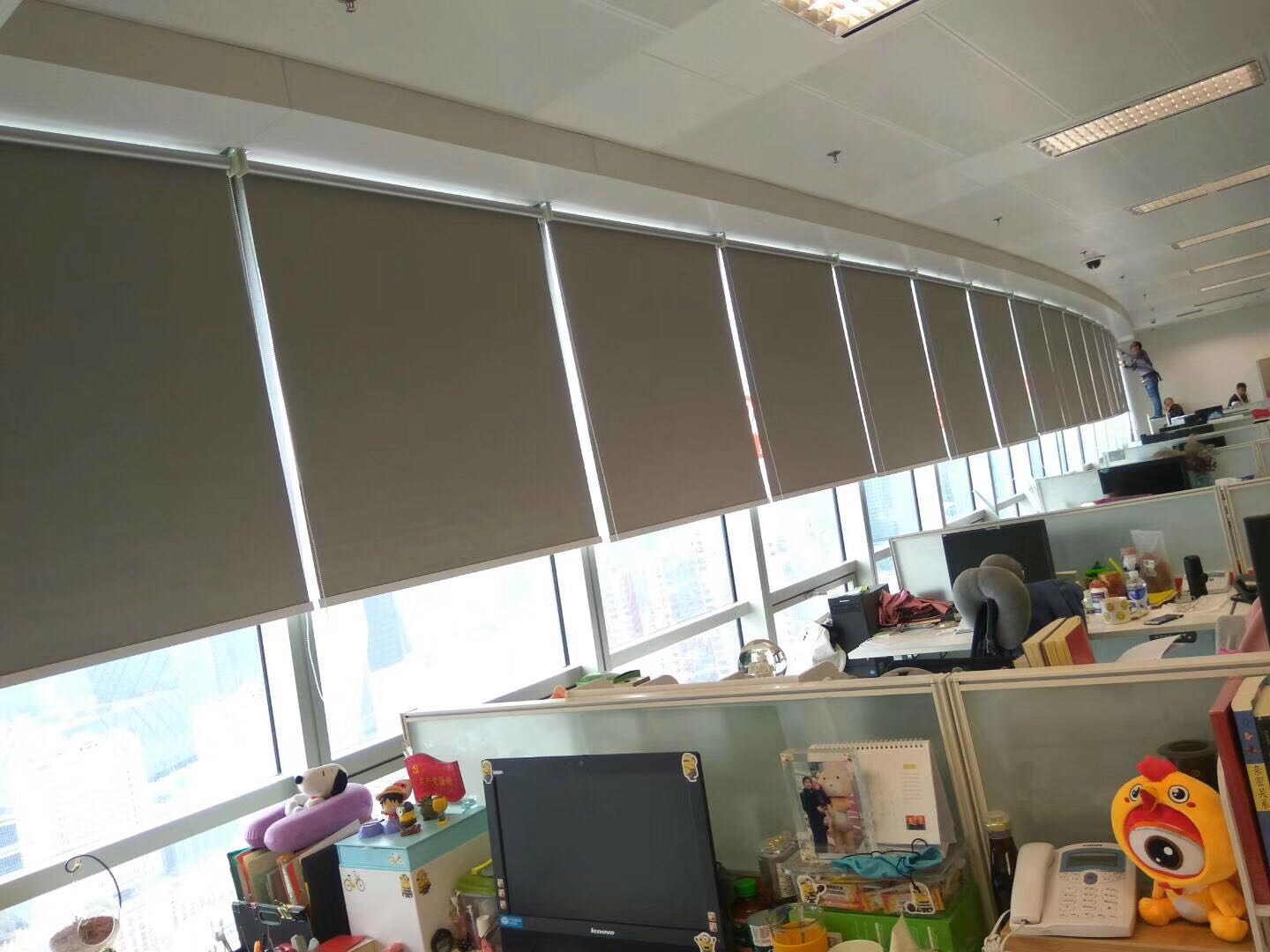 北京办公室窗帘 办公室遮阳窗帘 办公楼窗帘 遮阳窗帘图片