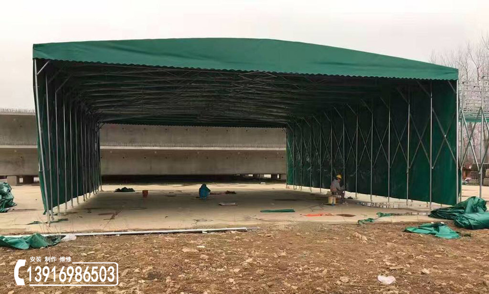 上海市上海青浦香花桥移动雨棚 推拉帐篷厂家