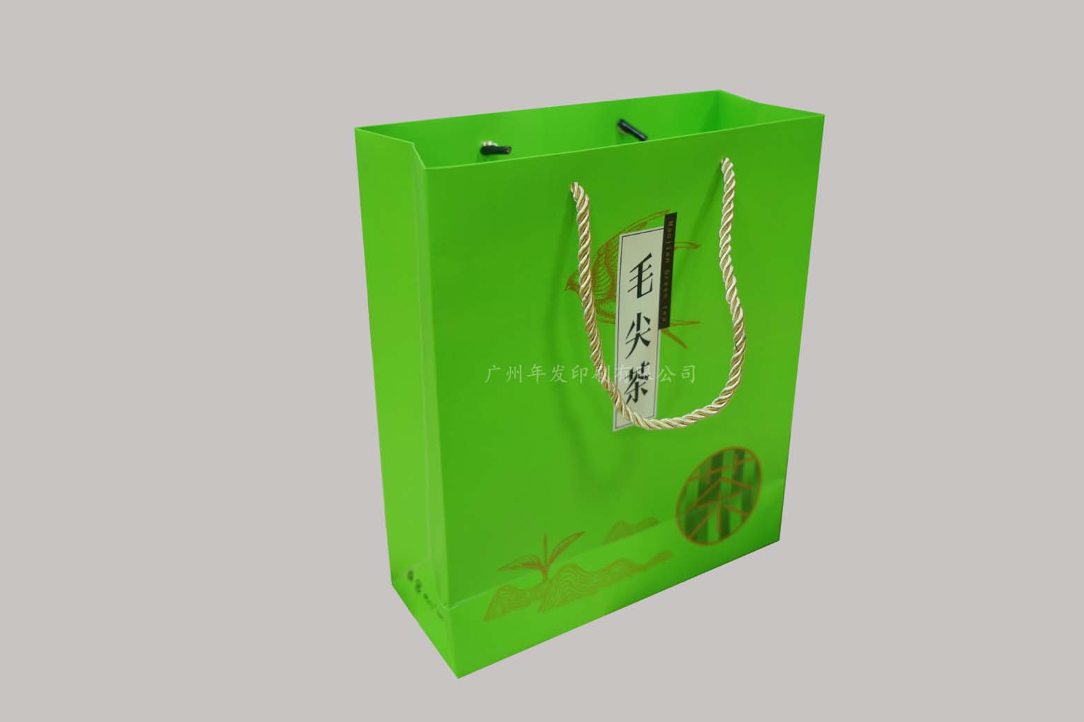 广州市中国绿茶礼品袋厂家专业厂家定做中国绿茶礼品袋包装