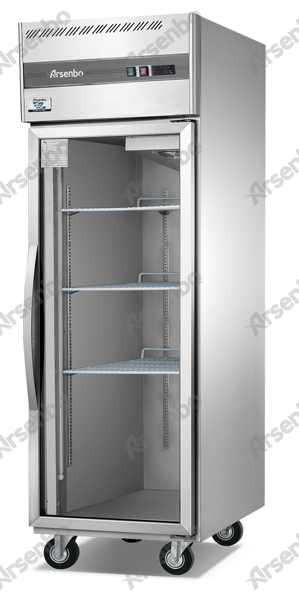 酒店厨房冷柜/单门不锈钢冷柜/标准型不锈钢展示柜