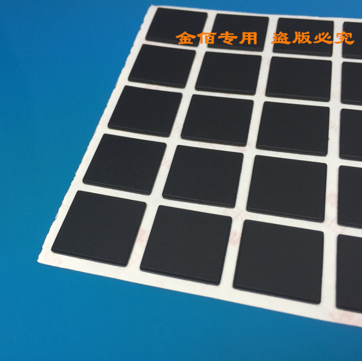 东莞市橡胶垫厂家磨砂黑色硅胶垫 耐磨止滑正方形胶垫 防静电硅胶 橡胶垫