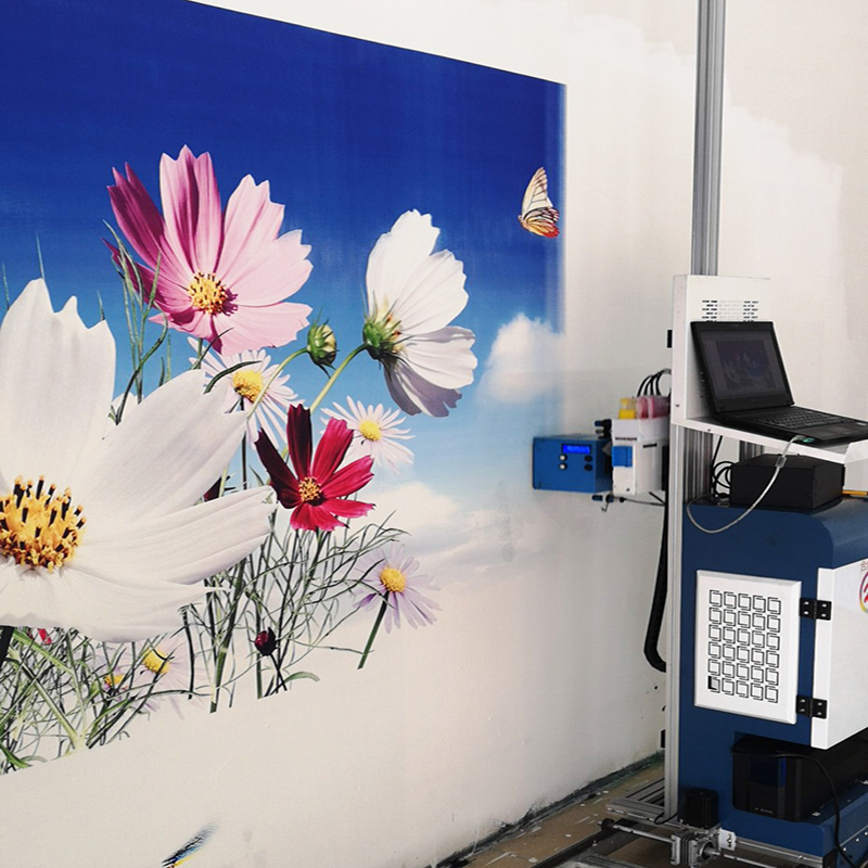 多功能墙画打印机高清彩绘机5D墙绘机立式绘画机新农村美化机器