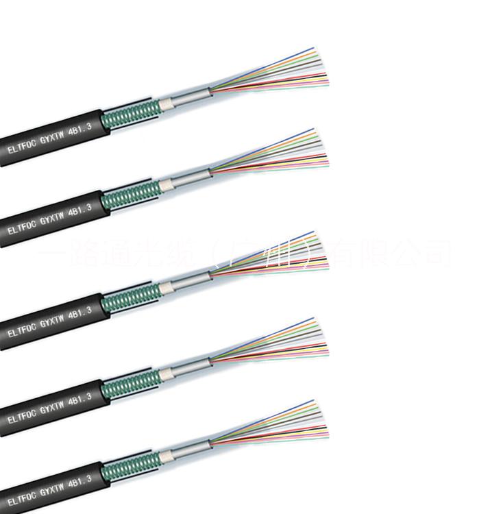 6芯室外单模铠装光纤光缆图片