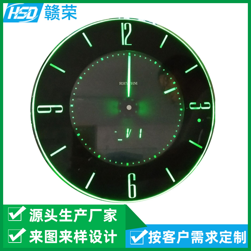 东莞赣荣厂家定制时钟VA液晶屏 LCD段码屏小家电液晶显示屏