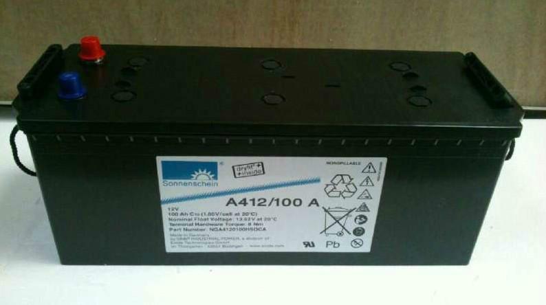 德国阳光蓄电池A412/100A进口胶体蓄电池储能型蓄电池图片