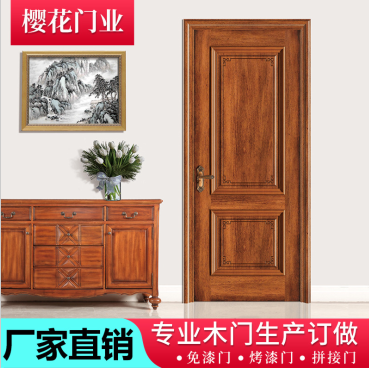 浙江生态实木室内烤漆门优质供应商图片