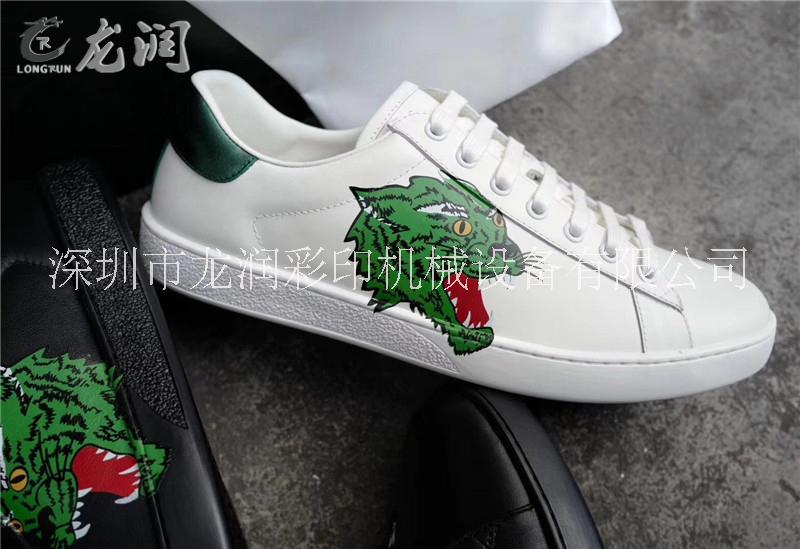 厂家直销晋江成品鞋子加工图案打印设备鞋面logo彩印机图片