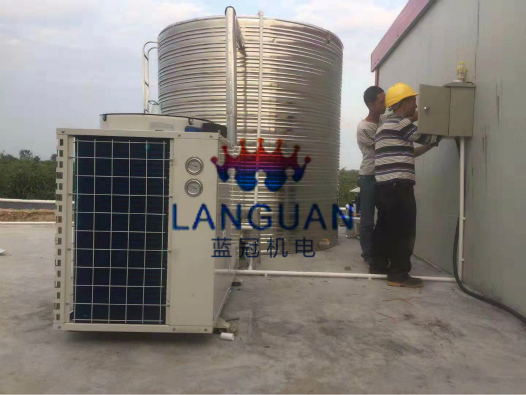 北方低温环境空气能热泵热水器 北方低温环境空气能热水工程图片