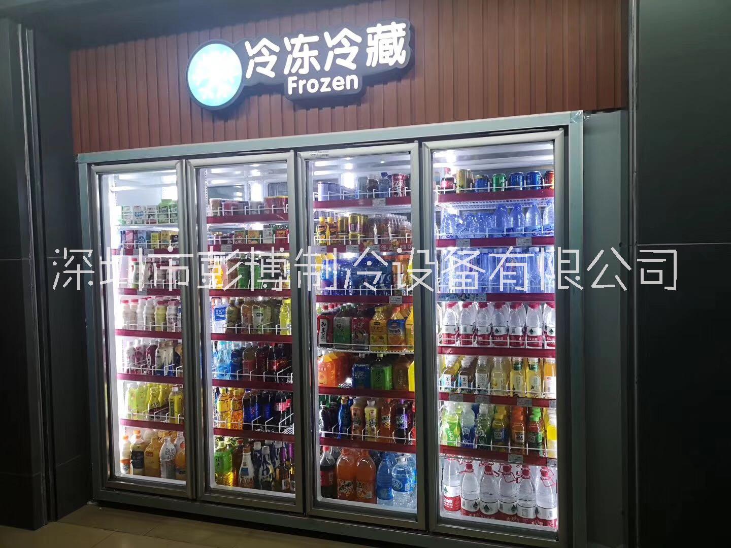 深圳坂田开生活超市用什么冰柜好 展示柜 饮料柜 冰柜图片