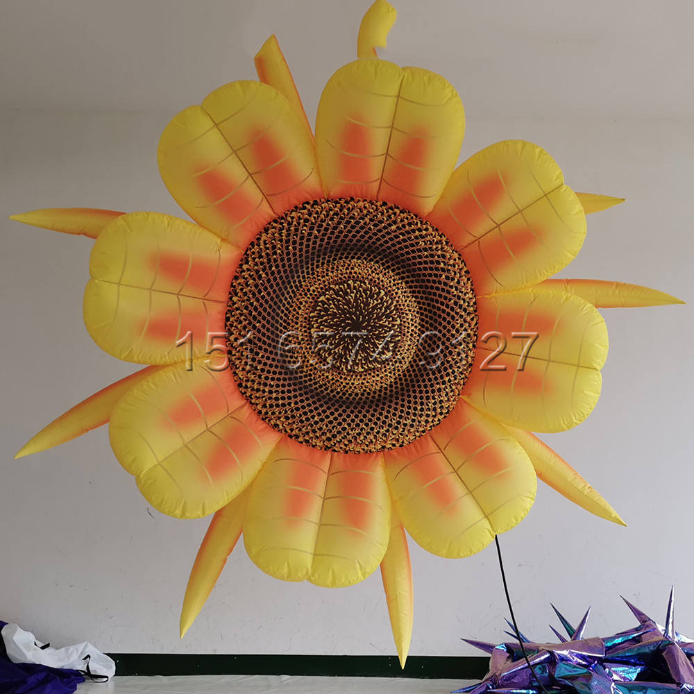 充气向日葵太阳花气模花卉悬挂充气向日葵太阳花气模花卉悬挂装饰模型气模