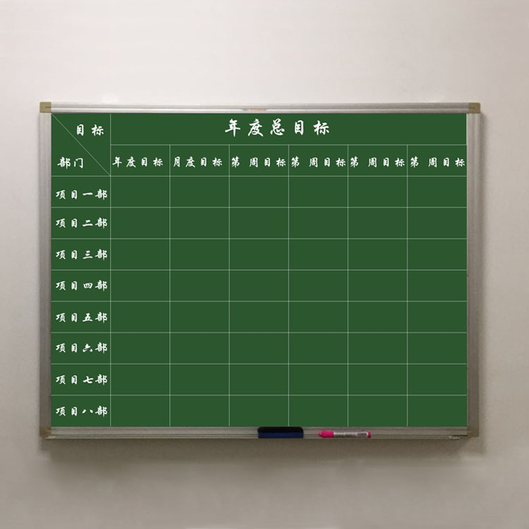 供应厂家定做诺迪士进口教学用课室五线谱磁性黑板课程表板进度板图片