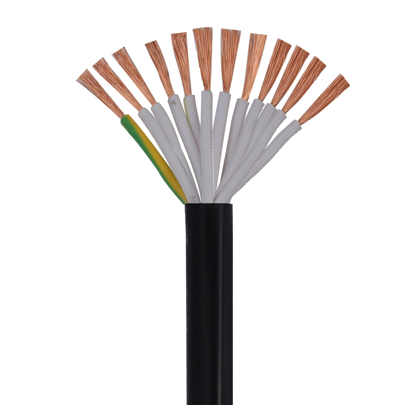 RVV 12X0.5电缆 金环宇电线电缆 铜芯控制电缆线RVV 12芯X0.5平方电线护套电源线图片