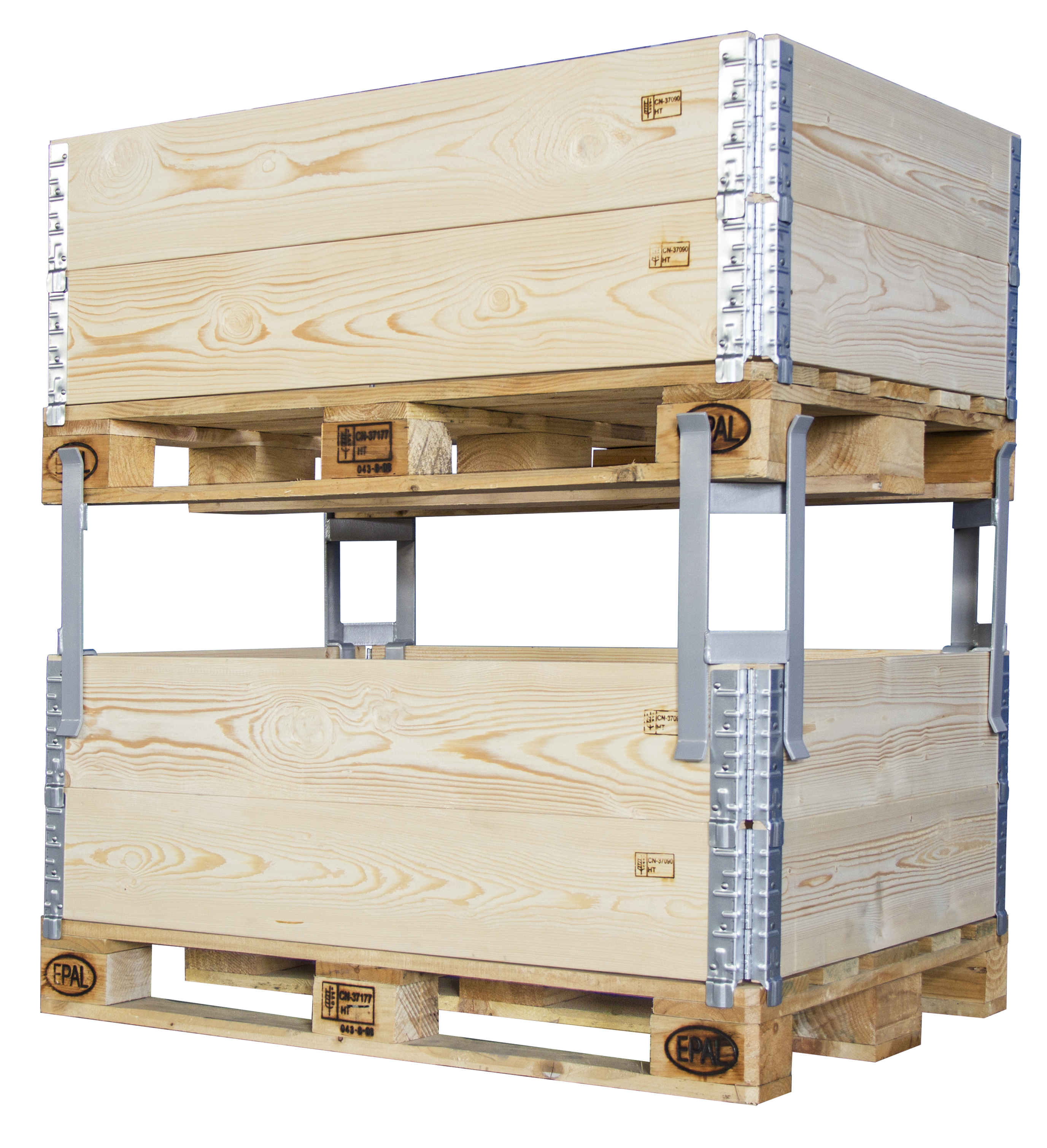 工厂直销实木围板箱 托盘围板箱 规格定制