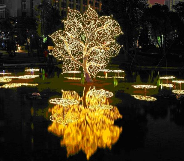 灯光雕塑小品—城市景区灯光雕塑设